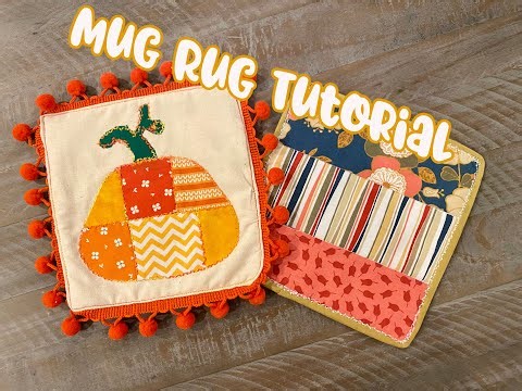 How to Make a Mug Rug with Appliqué