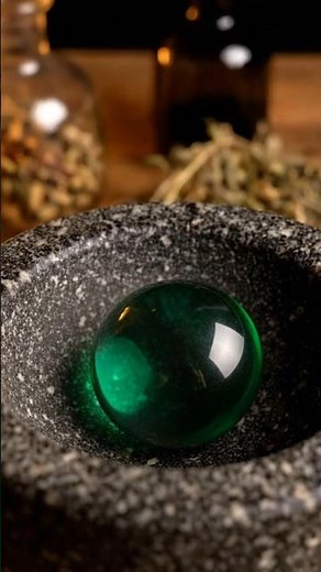 💚Colombian Emerald ASMR 4K | Crushing Crystal Sphere with Steel Pestle | Oddly Satisfying Sounds