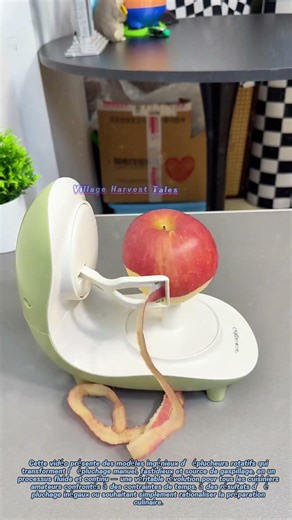 Des éplucheurs rotatifs intelligents qui facilitent la préparation des fruits sans gaspillage