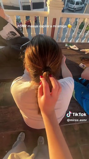 ASMR masaje capilar 💤 #ASMR #asmrcapilar #mouthsound | asmr masaje capilar