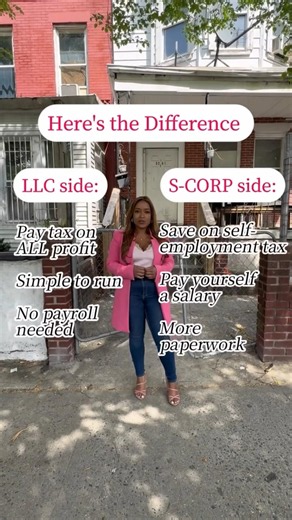 LLC vs. S-Corp #business #llc #wealthbuilding