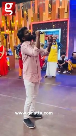 Galatta Media on Instagram: "😍 Cwc3 Set-யையே பாடி அசரவைத்த Singer Aravind #aravind #singing #cookwithcomali #cwc"