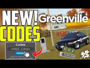 ⚠️LEO UPD + CARS!⚠️GREENVILLE ROBLOX CODES 2025 - GREENVILLE CODES 2025 - CODES FOR GRENVILLE