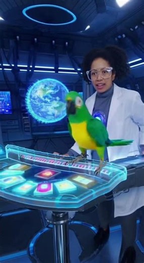 "Parrot vs. Aliens 👽🦜 | The Funniest Sci-Fi Battle You’ll Ever See in 4K!"