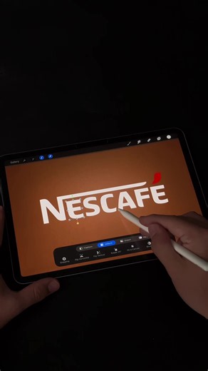 Nescafé Logo Animation ☕️🤩 In procreate #logo #procreate #nescafe #animation @NESCAFÉ @NESCAFÉ España