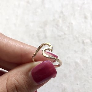Handmade Gold Wave Ring: Hawaiian Surf Jewelry - Etsy