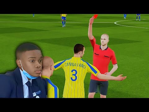 WHEN YOU GET RED CARD AGAINST RICH OPPONENT😒..