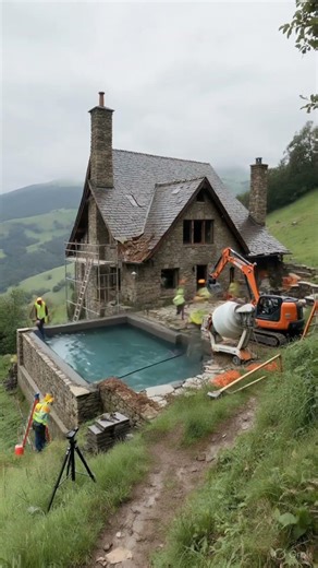 AMEZING House Creation With Sweeming Pool By AI