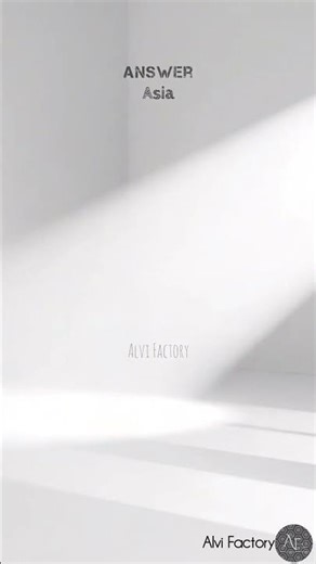 Which is the largest continent | English Quiz | Alvi Factory