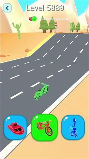 Shape shifting2 game level #5889 hyper casual game #shapeshifting #gameplay #gaming #shortvideo...