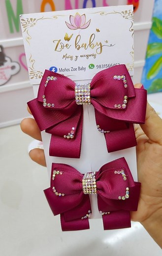 7.2K views · 187 reactions | Tutorial completo aquí en mi pagina  #tutorialesdelazos #tutorialesdemoños #moñosbonitos #comohacermoños | Moños Zoe Baby | Facebook