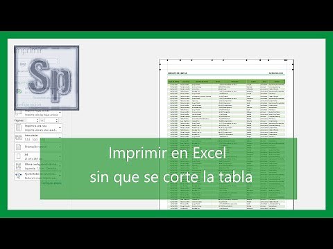 Excel - Imprimir tabla Excel en una sola hoja. Tutorial en español HD