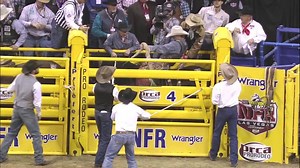 #WranglerNFR Saddle Bronc Riding Round 2 Winner - CoBurn Bradshaw 83.00 | Official NFR Experience