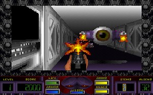 Corridor 7: Alien Invasion game at DOSGames.com