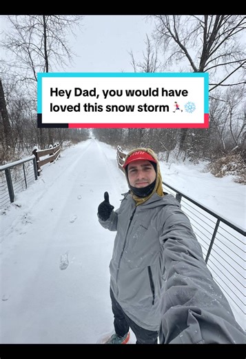 Hey Dad, thanks for showing me how to smile even when it’s hard. It sure helps me navigate life without you. You’d love this winter storm we’re having! I sure do wish you were here #heydad #griefjourney