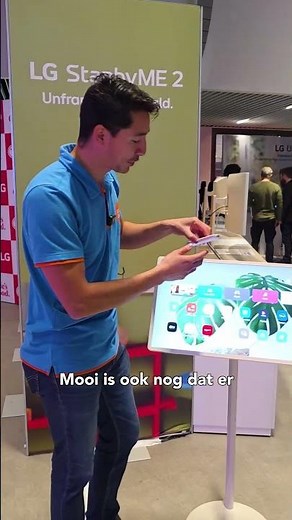 Een grote tablet waar je tv op kan kijken of een kleine tv zonder snoer? Het is de LG StandbyME 2