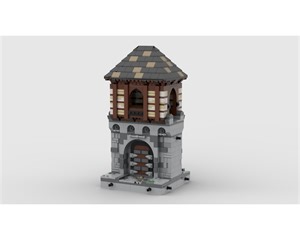 LEGO MOC-86908 Mini-Medieval-Modulars 49 - "Gatehouse" (Castle 2021)