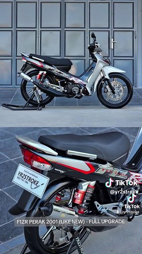 𝗧𝘆𝗽𝗲 : F1ZR PERAK 2001 (LIKE NEW) - FULL UPGRADE 𝗢𝗿𝗶𝗴𝗶𝗻 : Japan 🇯🇵 𝗙𝗼𝘂𝗻𝗱𝗲𝗱 : 2001 𝗗𝗲𝘀𝗶𝗴𝗻 : by @yr2stroke • • • Spesifikasi: [ ] Plat AD Boyolali (Jawa Tengah) [ ] Pajek On [ ] Plat On [ ] Asli Perak [ ] STNK,BPKB (Lulus Cumlaude) [ ] No. Rangka No. Mesin (Akur) [ ] Body Original (Repaint High Detailing ; Mulus) [ ] Cat Repaint High Detailing [ ] Body Kasar Original (Baru) [ ] Stripping Reflektif (Baru) [ ] OS 100 / No Sok [ ] Kelistrikan On Semua [ ] Speedo Jalan, Amper 