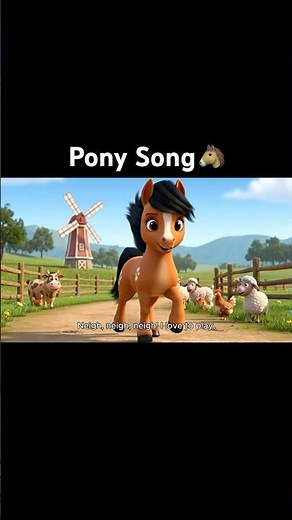 Neigh Neigh! 🐴 Pony Song Shorts | Run & Sing Along