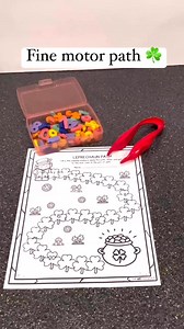 7.9K views · 27 reactions | Love this fine motor path with tweezers and number manipulatives! This printable activity is found inside The OT Toolbox Membership. #finemotorskills #finemotor | Fine Motor Tricks and Tips | Facebook