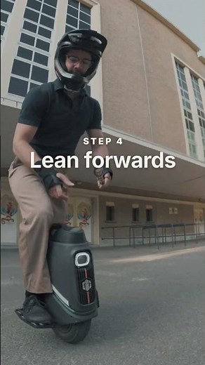 How to ride an electric unicycle