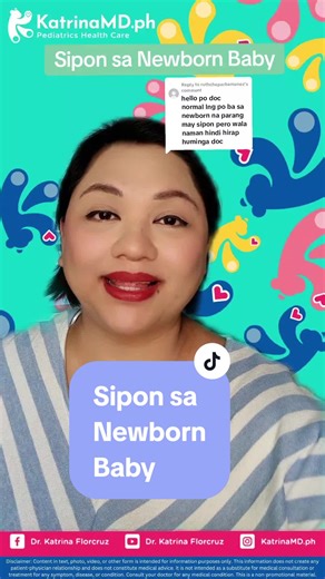 Signs ng Sipon sa Newborn: Ano ang Dapat Bantayan?
