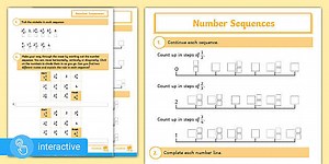 Interactive PDF: White Rose Maths Supporting Year 5: Spring Block 2 Fractions: Number Sequences