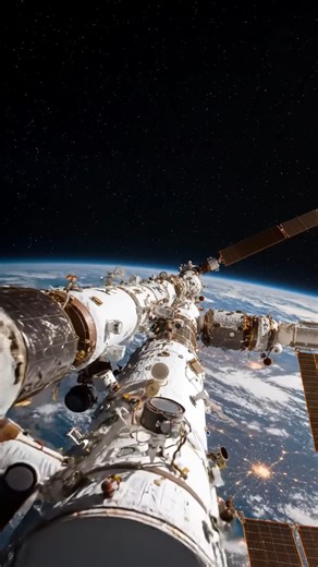 Nasa Space Station orbiting Earth. #fblifestyle | Space Voyager