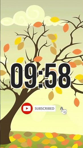 10 minute timer fall leaves #shorts