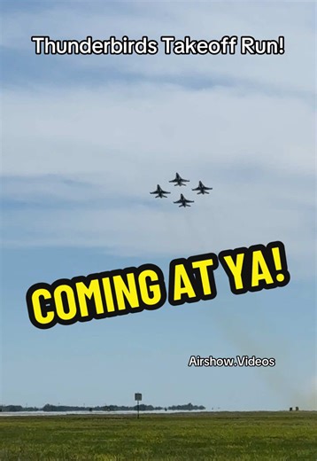 Thunderbirds Takeoff Run Video Highlights