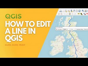 How to edit a line in QGIS