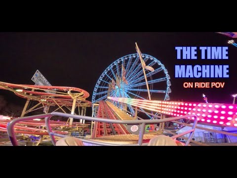 Winter Wonderland London 2025 - The Time Machine Rollercoaster - Spinning coaster fun - On Ride POV