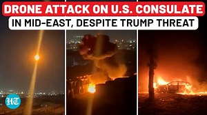 25K views · 219 reactions | A drone attack was aimed at U. S. consulate in Iraq's Erbil. Attack on U. S. consulate in Iraqi Kurdistan capital reported on June 15-16 night. The drone targeting the U. S. consulate was shot down, sources to 'Saudi Al Hadath'. Watch for more. | Hindustan Times | Facebook