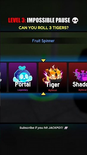 Can You Roll 3 TIGERS? 🐅(Blox Fruits Challenge)