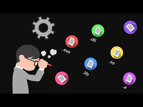 .lib vs .dll vs .so vs .a vs .exe vs .o