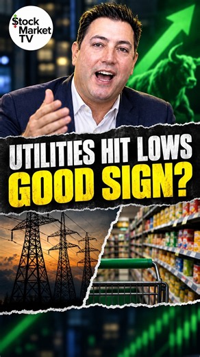 Utility Stocks Hit New Lows. Is That Bullish? #stocks #investing