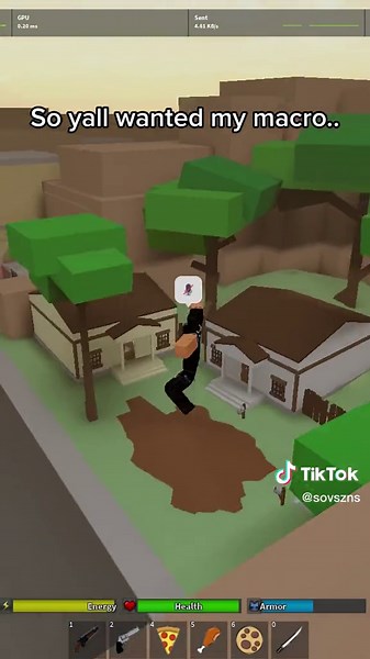 Enhancing Body Scale with Macro in Roblox Da Hood