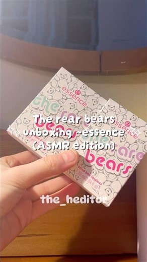 The rear bears unboxing💞 #essence #unboxing #trend #makeup #limitededition #mysterybox #viral