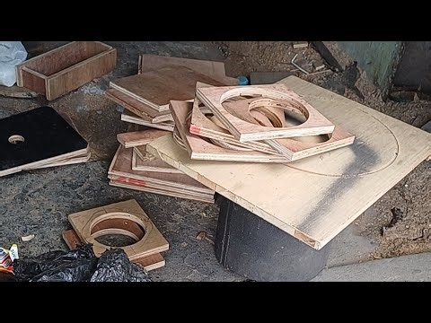 DUAL 8 SPEAKER BOX ASSEMBLY