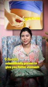 How to Get a Flatter Stomach? 5 Foods That Actually Help | Dr. Aishwarya Selvaraj #flatstomach #diet