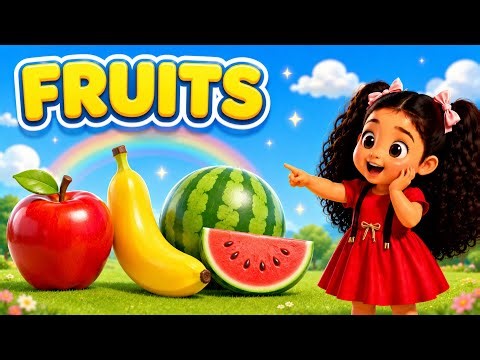 Fruits Song for Kids | 3 Hours of Fruit Names and Colors