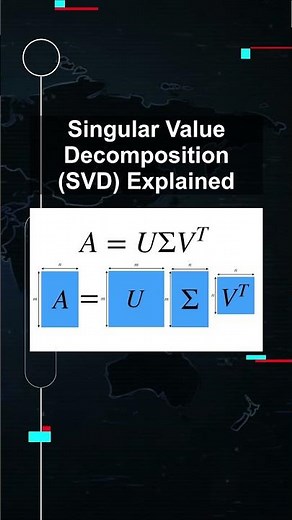 Singular Value Decomposition (SVD) Explained #ai #artificialintelligence #machinelearning #aiagent