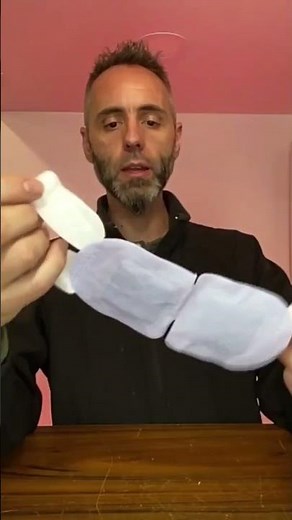 Instructions for Using the Self-Heating Eye Mask