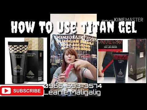 HOW To USE TITAN GEL Demo Video #09666933574 #howtousetitangel