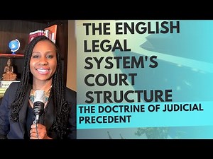 The Hierarchical structure in the English legal system