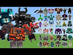 THE STRONGEST MOBS vs All Minecraft Bosses - Minecraft Mob Battle