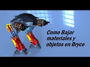 Tutorial de Bryce 7.1 No. 02 Como bajar materiales y Objetos