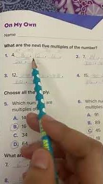 Reveal math grade 4 lesson 5-3 understand multiples