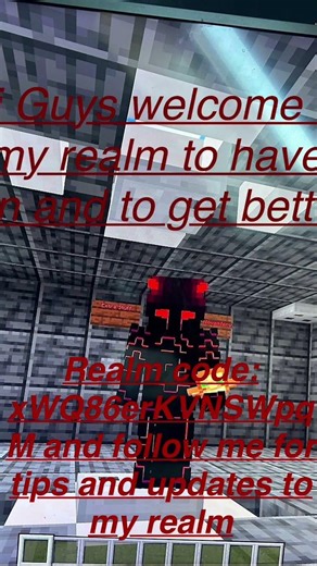 #minecraftrealms #minecraft xWQ86erKVNSWpqM realm code good luck invite friends to have more fun :)