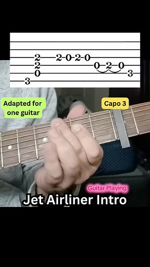 Jet Airliner Intro Steve Miller Guitar Tutorial How to play Jet Airliner by Steve Miller Band on guitar, focusing on the laid-back intro that sets the groove for the entire song. The part uses simple chord movement and relaxed rhythm, making it very approachable for beginners while still capturing the smooth feel of the original recording. A great intro for working on timing, strumming control, and playing behind the beat. #guitarlesson #guitartok #stevemiller